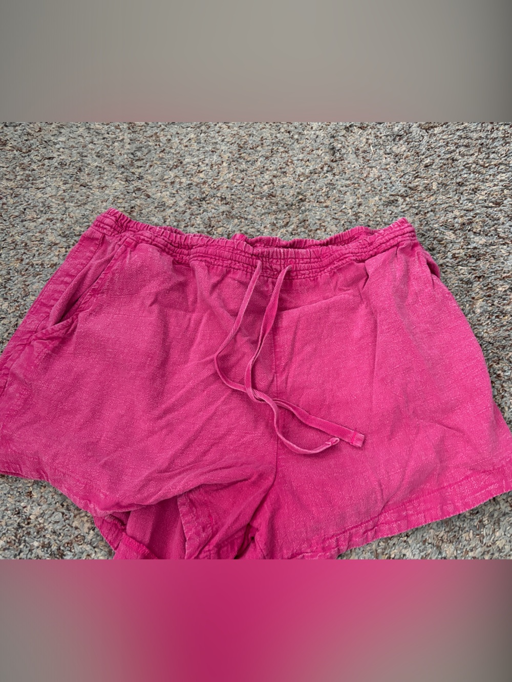 Women’s Casual Drawstring Shorts - Hot Pink